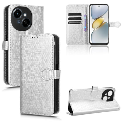 Honeycomb Dot Texture Leather Phone Case, For Tecno Pova 6 Neo 5G / Spark 30 5G, For Tecno Spark 30 Pro 4G, For Tecno Spark 30 4G, For Tecno Spark Go 2025 / Spark Go 1