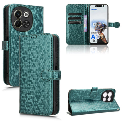 Honeycomb Dot Texture Leather Phone Case, For Tecno Pova 6 Neo 5G / Spark 30 5G, For Tecno Spark 30 Pro 4G, For Tecno Spark 30 4G, For Tecno Spark Go 2025 / Spark Go 1