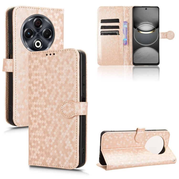 Honeycomb Dot Texture Leather Phone Case, For Tecno Pova 6 Neo 5G / Spark 30 5G, For Tecno Spark 30 Pro 4G, For Tecno Spark 30 4G, For Tecno Spark Go 2025 / Spark Go 1