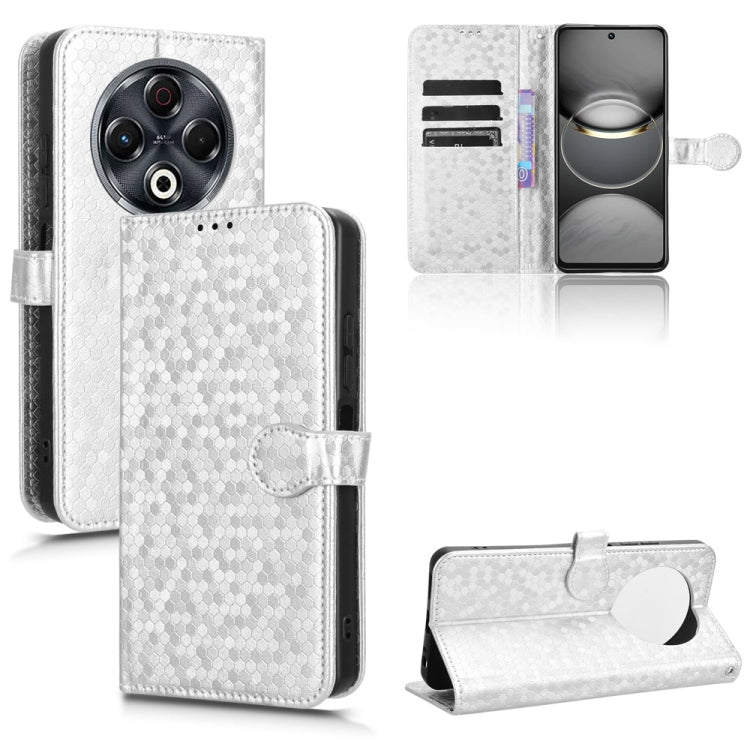 Honeycomb Dot Texture Leather Phone Case, For Tecno Pova 6 Neo 5G / Spark 30 5G, For Tecno Spark 30 Pro 4G, For Tecno Spark 30 4G, For Tecno Spark Go 2025 / Spark Go 1