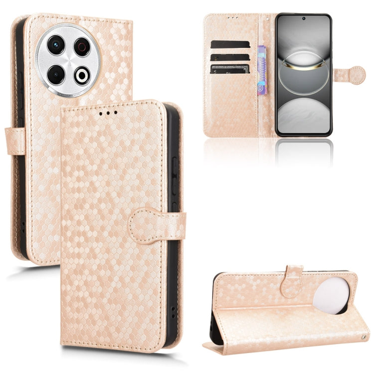 Honeycomb Dot Texture Leather Phone Case, For Tecno Pova 6 Neo 5G / Spark 30 5G, For Tecno Spark 30 Pro 4G, For Tecno Spark 30 4G, For Tecno Spark Go 2025 / Spark Go 1