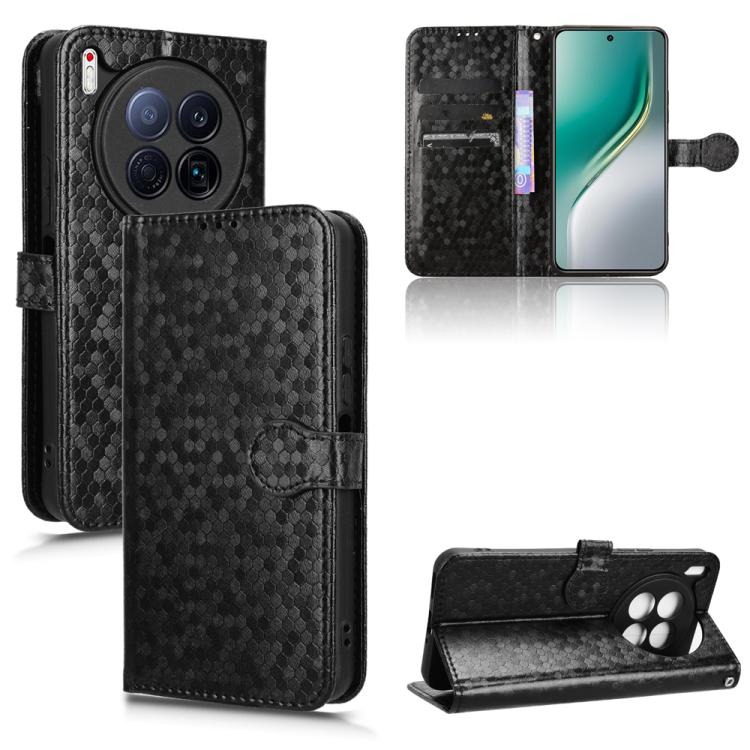 Honeycomb Dot Texture Leather Phone Case, For Tecno Pova Curve 5G, For Tecno Camon 40 Pro 4G / 5G, For Tecno Camon 40 Premier, For Tecno Camon 30s / 30s Pro