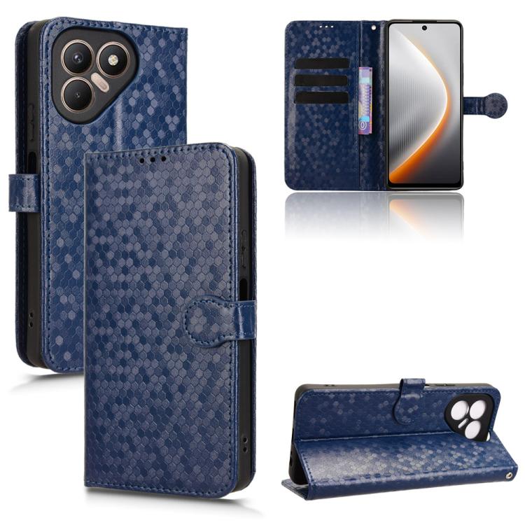 Honeycomb Dot Texture Leather Phone Case, For Tecno Spark 40 4G, For Tecno Pova 7 Ultra 5G, For Tecno Pova 7 4G, For Tecno Spark Go 2 4G