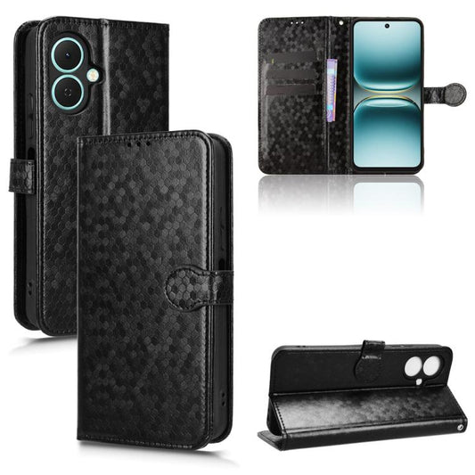 Honeycomb Dot Texture Leather Phone Case, For Tecno Spark Go 2 4G, For Tecno Pova Curve 5G, For Tecno Camon 40 Pro 4G / 5G, For Tecno Camon 40 Premier