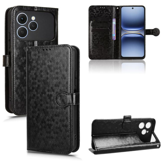 Honeycomb Dot Texture Leather Phone Case, For Tecno Spark 40 4G, For Tecno Pova 7 Ultra 5G, For Tecno Pova 7 4G, For Tecno Spark Go 2 4G