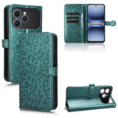 Honeycomb Dot Texture Leather Phone Case, For Tecno Spark 40 4G, For Tecno Pova 7 Ultra 5G, For Tecno Pova 7 4G, For Tecno Spark Go 2 4G
