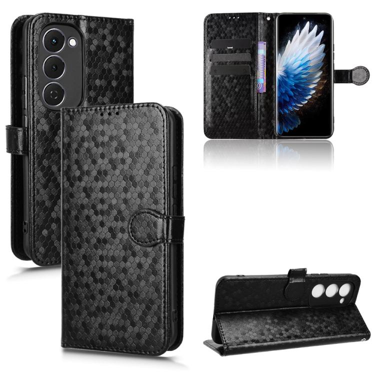 Honeycomb Dot Texture Leather Phone Case, For Tecno Pova 7 5G, For Tecno Pop 10 / Infinix Smart 10 4G, For Tecno Spark 40 Pro+ 4G, For Tecno Spark 40 Pro 4G
