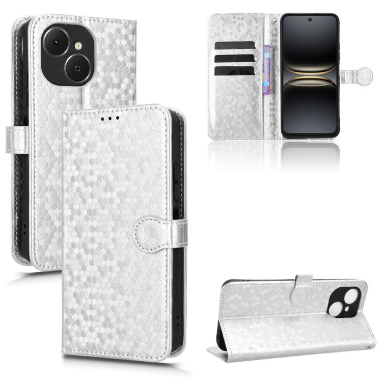 Honeycomb Dot Texture Leather Phone Case, For Tenco Spark Go 3, For Tenco Spark Slim 4G / Pova Slim 5G, For Tecno Spark 40C, For Tecno Pova 7 Pro 5G