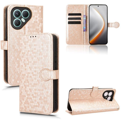 Honeycomb Dot Texture Leather Phone Case, For Tenco Spark Go 3, For Tenco Spark Slim 4G / Pova Slim 5G, For Tecno Spark 40C, For Tecno Pova 7 Pro 5G