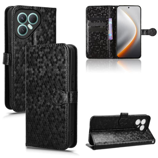 Honeycomb Dot Texture Leather Phone Case, For Tecno Pova 7 Ultra 5G, For Tecno Pova 7 4G, For Tecno Spark Go 2 4G, For Tecno Pova Curve 5G