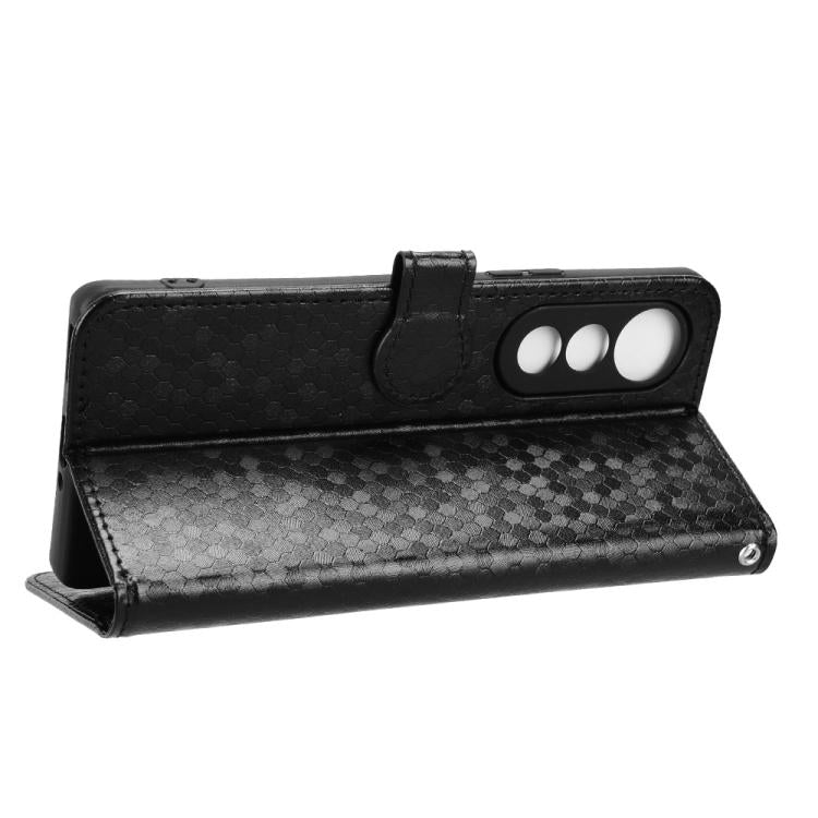 Honeycomb Dot Texture Leather Phone Case, For Tecno Pova Curve 5G, For Tecno Camon 40 Pro 4G / 5G, For Tecno Camon 40 Premier, For Tecno Camon 30s / 30s Pro