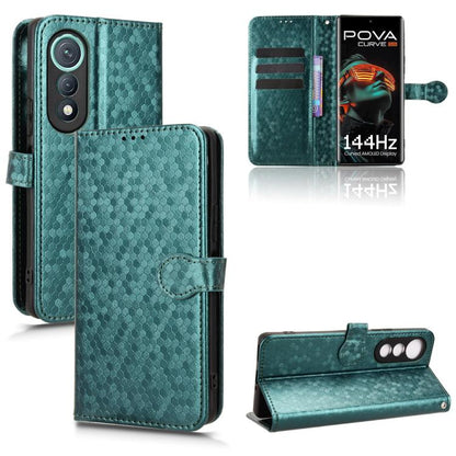 Honeycomb Dot Texture Leather Phone Case, For Tecno Pova Curve 5G, For Tecno Camon 40 Pro 4G / 5G, For Tecno Camon 40 Premier, For Tecno Camon 30s / 30s Pro