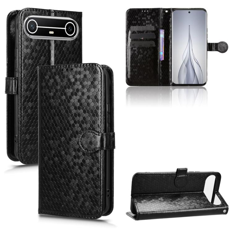 Honeycomb Dot Texture Leather Phone Case, For Tenco Spark Go 3, For Tenco Spark Slim 4G / Pova Slim 5G, For Tecno Spark 40C, For Tecno Pova 7 Pro 5G