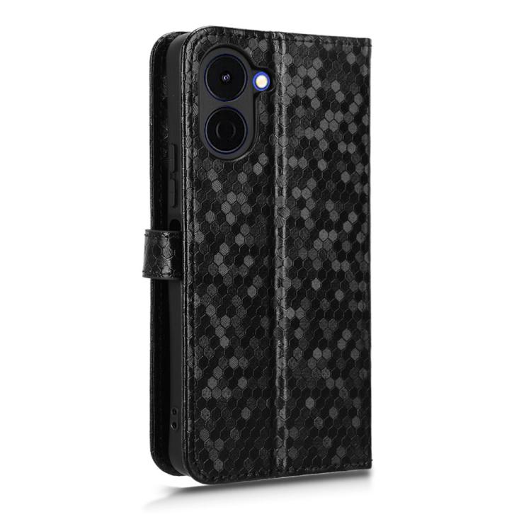 Honeycomb Dot Texture Leather Phone Case, For Tenco Spark Go 3, For Tenco Spark Slim 4G / Pova Slim 5G, For Tecno Spark 40C, For Tecno Pova 7 Pro 5G