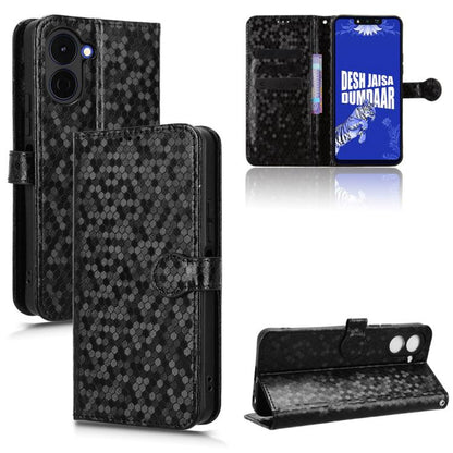 Honeycomb Dot Texture Leather Phone Case, For Tenco Spark Go 3, For Tenco Spark Slim 4G / Pova Slim 5G, For Tecno Spark 40C, For Tecno Pova 7 Pro 5G