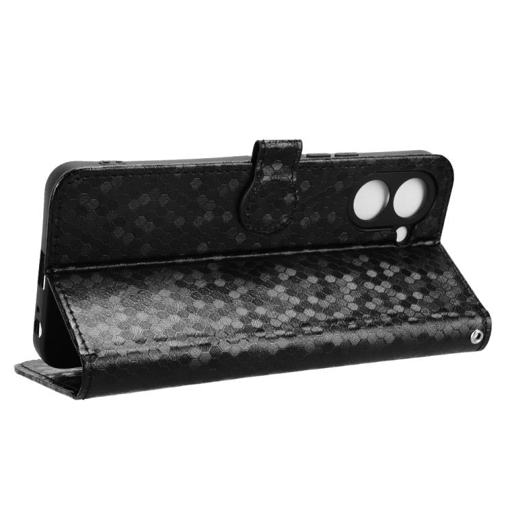 Honeycomb Dot Texture Leather Phone Case, For Tenco Spark Go 3, For Tenco Spark Slim 4G / Pova Slim 5G, For Tecno Spark 40C, For Tecno Pova 7 Pro 5G