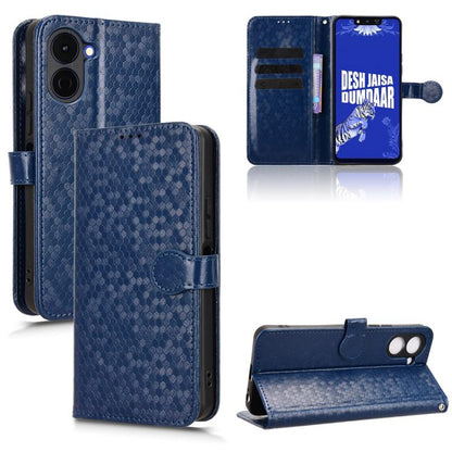 Honeycomb Dot Texture Leather Phone Case, For Tenco Spark Go 3, For Tenco Spark Slim 4G / Pova Slim 5G, For Tecno Spark 40C, For Tecno Pova 7 Pro 5G