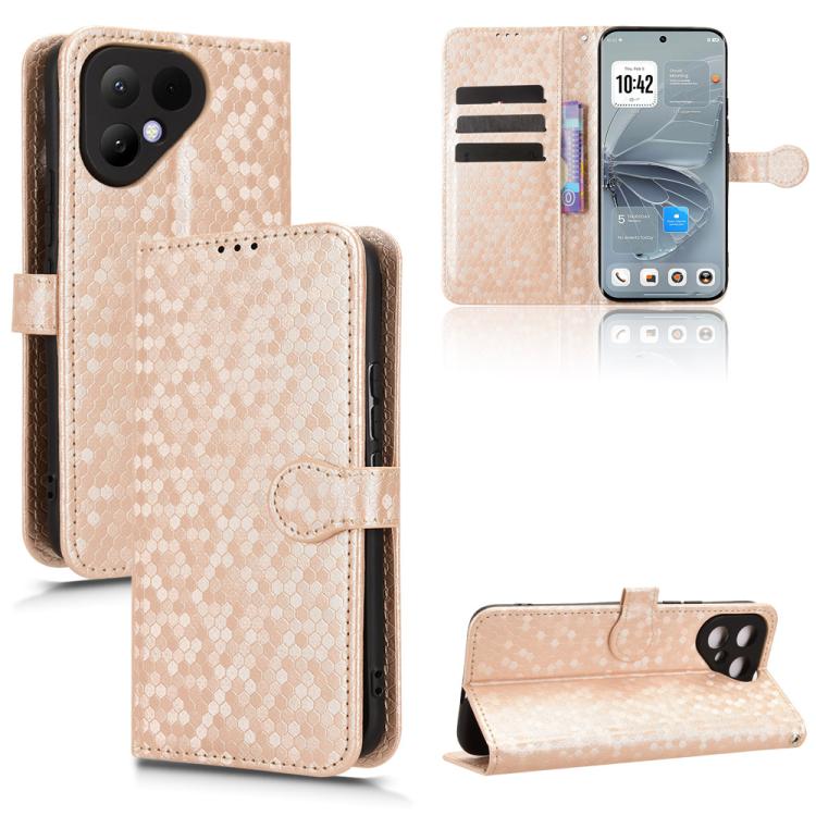 Honeycomb Dot Texture Leather Phone Case, For Tecno Pova Curve 2 5G, For Tecno Spark 50 4G, For Tecno Camon 50 Pro 4G, For Tecno Camon 50 4G