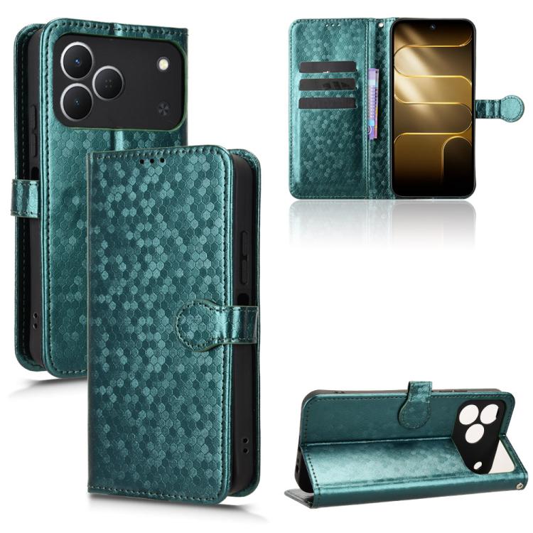 Honeycomb Dot Texture Leather Phone Case, For Tecno Pova Curve 2 5G, For Tecno Spark 50 4G, For Tecno Camon 50 Pro 4G, For Tecno Camon 50 4G