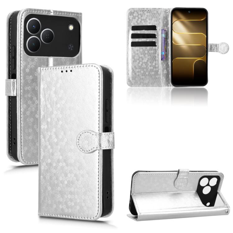 Honeycomb Dot Texture Leather Phone Case, For Tecno Pova Curve 2 5G, For Tecno Spark 50 4G, For Tecno Camon 50 Pro 4G, For Tecno Camon 50 4G