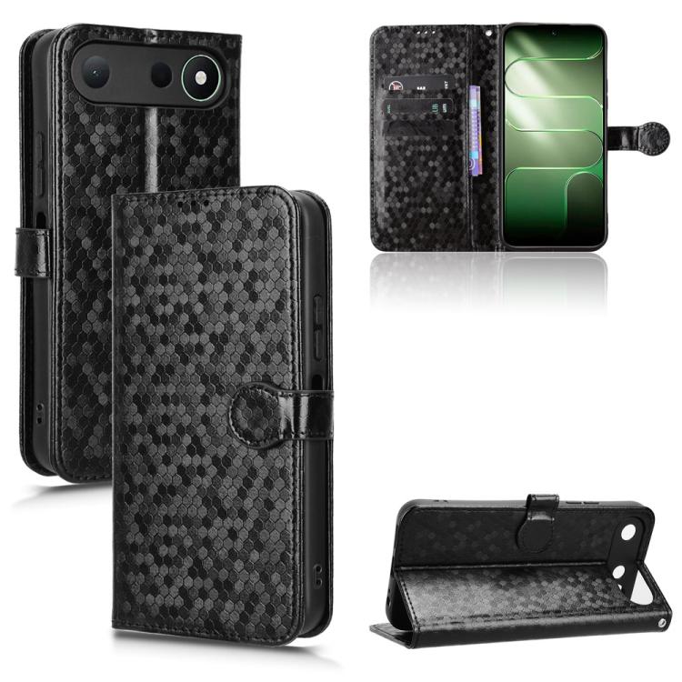 Honeycomb Dot Texture Leather Phone Case, For Tecno Spark 50 5G, For Tecno Pova Curve 2 5G, For Tecno Spark 50 4G, For Tecno Camon 50 Pro 4G