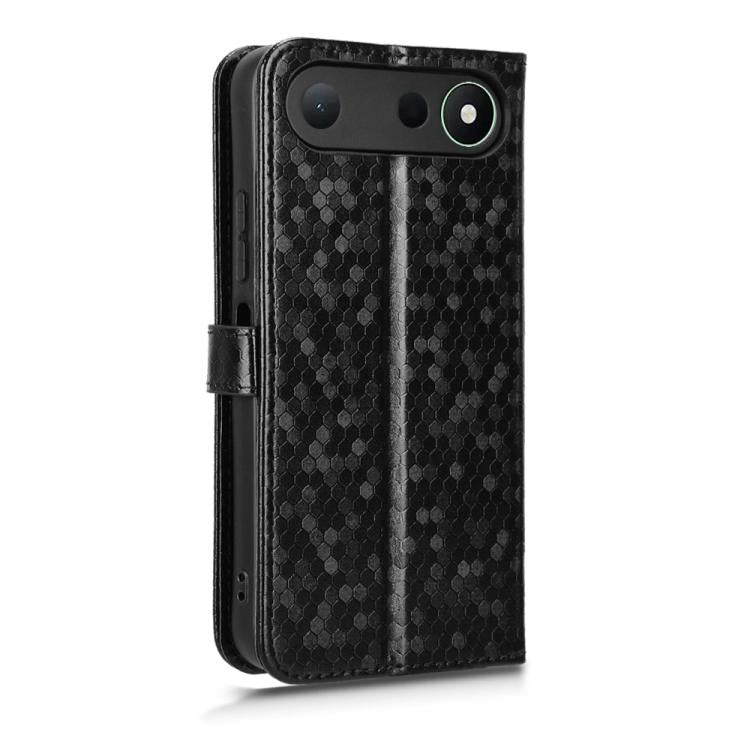 Honeycomb Dot Texture Leather Phone Case, For Tecno Spark 50 5G, For Tecno Pova Curve 2 5G, For Tecno Spark 50 4G, For Tecno Camon 50 Pro 4G