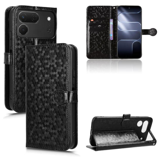Honeycomb Dot Texture Leather Phone Case, For Tecno Spark 50 Pro 4G, For Tecno Pova 8 Pro 5G, For Tecno Pova 8 5G, For Tecno Spark 50 5G