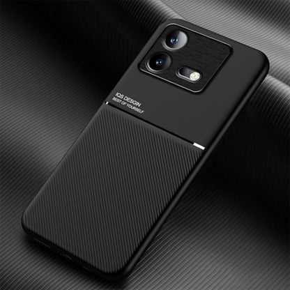 Classic Tilt Strip Grain Magnetic PC Hybrid TPU Phone Case, For vivo S17e, For vivo iQOO Neo8, For vivo Y78, For vivo Y78+, For vivo Y35 4G