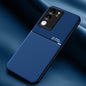 Classic Tilt Strip Grain Magnetic PC Hybrid TPU Phone Case, For vivo X100, For vivo iQOO 12, For vivo V29e, For vivo V29e Global, For vivo Y35+, For vivo S17
