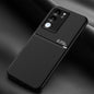 Classic Tilt Strip Grain Magnetic PC Hybrid TPU Phone Case, For vivo V29e Global, For vivo Y35+, For vivo S17, For vivo S17e, For vivo iQOO Neo8, For vivo Y78