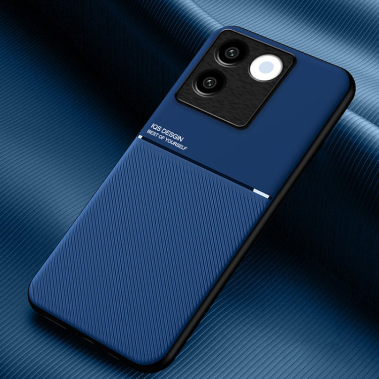 Classic Tilt Strip Grain Magnetic PC Hybrid TPU Phone Case, For vivo V29e, For vivo V29e Global, For vivo Y35+, For vivo S17, For vivo S17e, For vivo iQOO Neo8