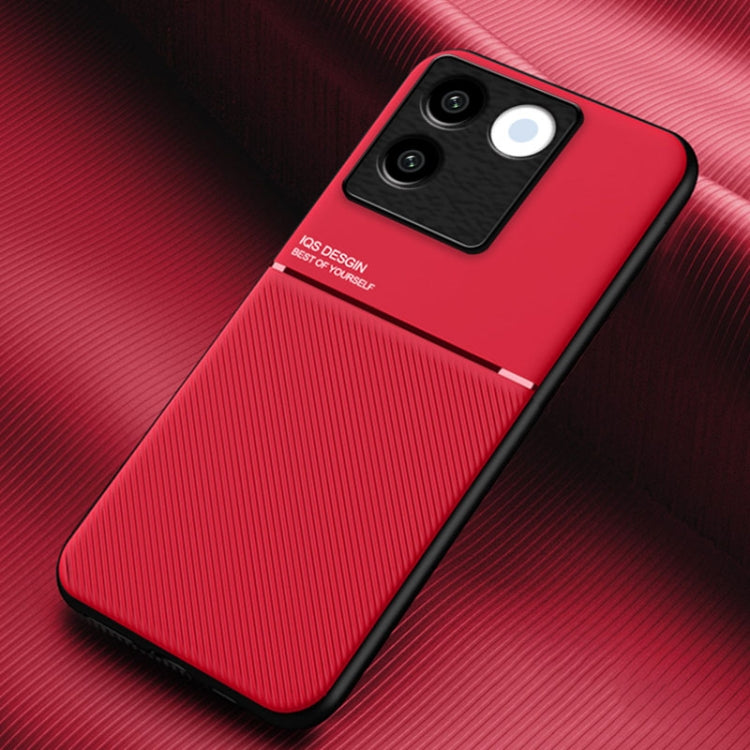 Classic Tilt Strip Grain Magnetic PC Hybrid TPU Phone Case, For vivo V29e, For vivo V29e Global, For vivo Y35+, For vivo S17, For vivo S17e, For vivo iQOO Neo8