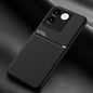 Classic Tilt Strip Grain Magnetic PC Hybrid TPU Phone Case, For vivo S17e, For vivo iQOO Neo8, For vivo Y78, For vivo Y78+, For vivo Y35 4G