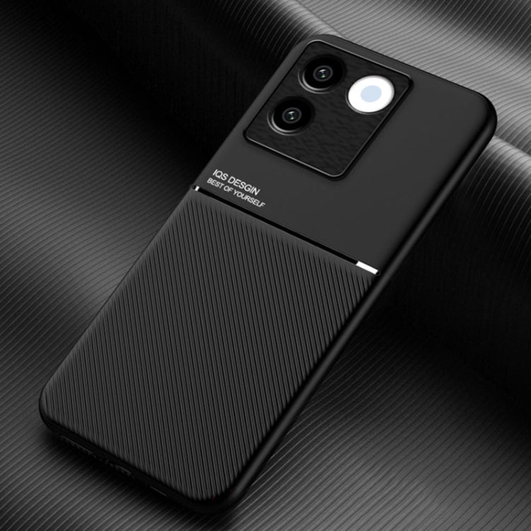 Classic Tilt Strip Grain Magnetic PC Hybrid TPU Phone Case, For vivo V29e, For vivo V29e Global, For vivo Y35+, For vivo S17, For vivo S17e, For vivo iQOO Neo8