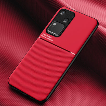 Classic Tilt Strip Grain Magnetic PC Hybrid TPU Phone Case, For vivo S18 Pro, For vivo S18, For vivo X100 Pro, For vivo X100, For vivo iQOO 12 Pro, For vivo iQOO 12