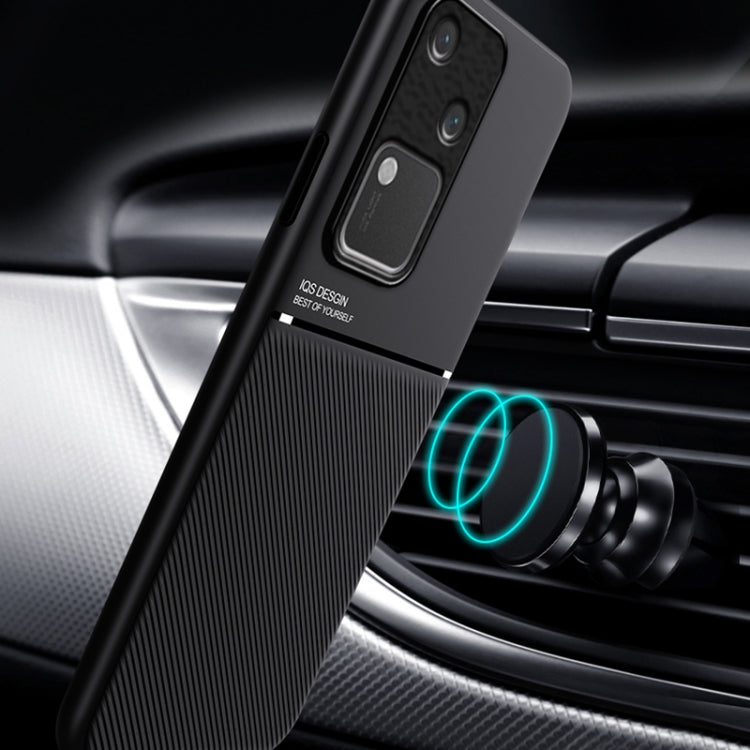 Classic Tilt Strip Grain Magnetic PC Hybrid TPU Phone Case