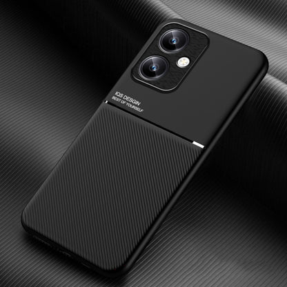 Classic Tilt Strip Grain Magnetic PC Hybrid TPU Phone Case, For vivo X100, For vivo iQOO 12, For vivo V29e, For vivo V29e Global, For vivo Y35+, For vivo S17