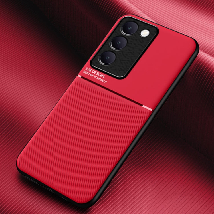 Classic Tilt Strip Grain Magnetic PC Hybrid TPU Phone Case, For vivo iQOO Z9, For vivo Y100 5G IDN, For vivo iQOO Neo9, For vivo S18 Pro, For vivo S18, For vivo X100 Pro