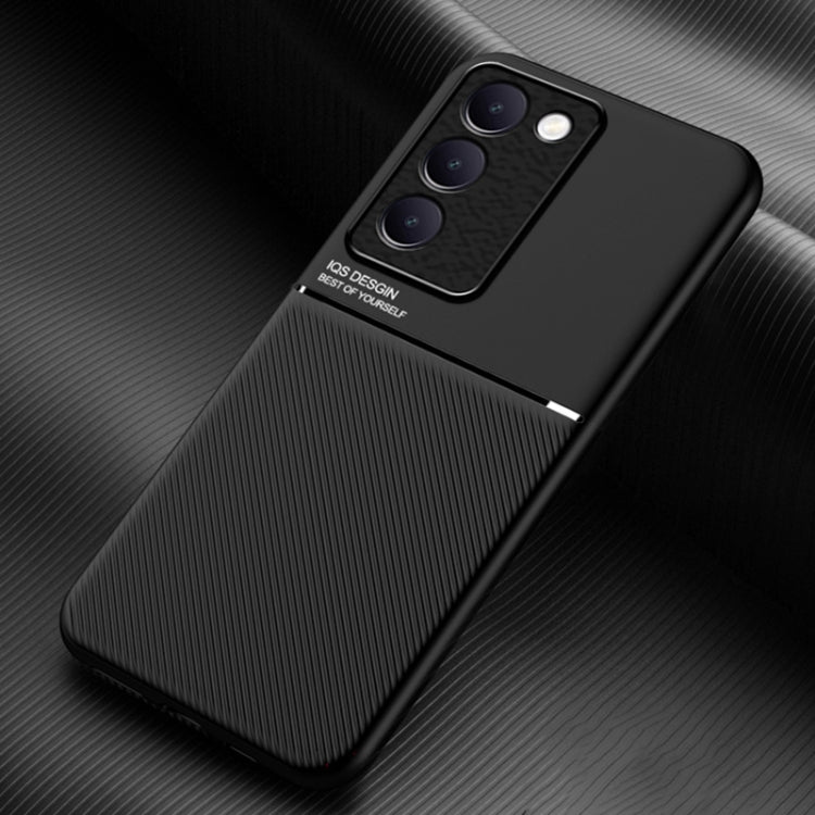 Classic Tilt Strip Grain Magnetic PC Hybrid TPU Phone Case, For vivo X100s, For vivo X100 Ultra, For vivo iQOO Z9x, For vivo iQOO Z9, For vivo Y100 5G IDN, For vivo iQOO Neo9
