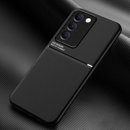 Classic Tilt Strip Grain Magnetic PC Hybrid TPU Phone Case, For vivo X100s, For vivo X100 Ultra, For vivo iQOO Z9x, For vivo iQOO Z9, For vivo Y100 5G IDN, For vivo iQOO Neo9