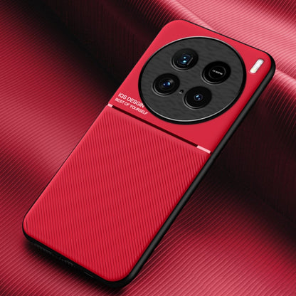 Classic Tilt Strip Grain Magnetic PC Hybrid TPU Phone Case, For vivo X100s, For vivo X100 Ultra, For vivo iQOO Z9x, For vivo iQOO Z9, For vivo Y100 5G IDN, For vivo iQOO Neo9