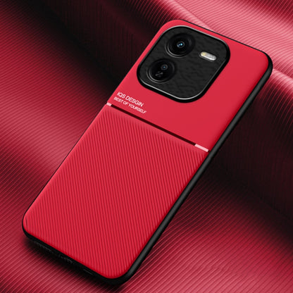 Classic Tilt Strip Grain Magnetic PC Hybrid TPU Phone Case, For vivo S19 Pro, For vivo S19, For vivo Y28 4G, For vivo X100s, For vivo X100 Ultra, For vivo iQOO Z9x
