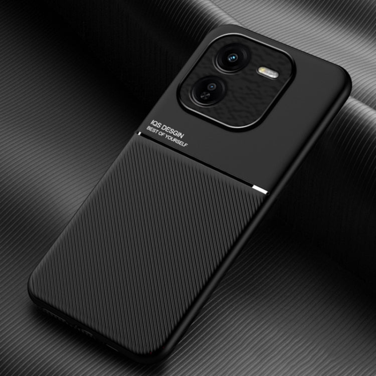 Classic Tilt Strip Grain Magnetic PC Hybrid TPU Phone Case, For vivo X100s, For vivo X100 Ultra, For vivo iQOO Z9x, For vivo iQOO Z9, For vivo Y100 5G IDN, For vivo iQOO Neo9
