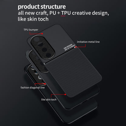 Classic Tilt Strip Grain Magnetic PC Hybrid TPU Phone Case, For vivo S19 Pro, For vivo S19, For vivo Y28 4G, For vivo X100s, For vivo X100 Ultra, For vivo iQOO Z9x
