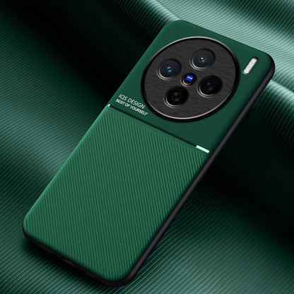 Classic Tilt Strip Grain Magnetic PC Hybrid TPU Phone Case, For vivo X200s, For vivo X200 Ultra, For vivo S20, For vivo S20 Pro, For vivo X200, For vivo X200 Pro mini