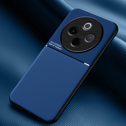 Classic Tilt Strip Grain Magnetic PC Hybrid TPU Phone Case, For vivo X200 Pro, For vivo Y300 Pro, For vivo V40 Lite, For vivo S19 Pro, For vivo S19, For vivo Y28 4G