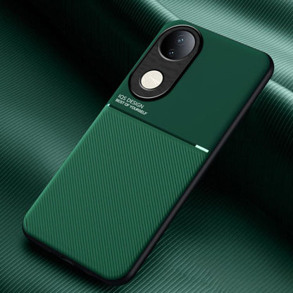 Classic Tilt Strip Grain Magnetic PC Hybrid TPU Phone Case, For vivo X200s, For vivo X200 Ultra, For vivo S20, For vivo S20 Pro, For vivo X200, For vivo X200 Pro mini