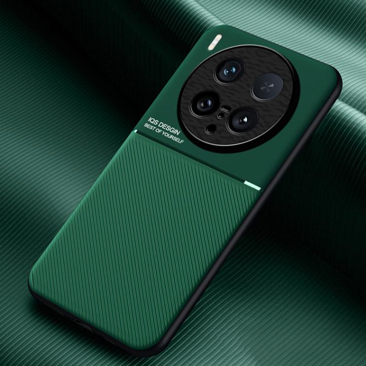 Classic Tilt Strip Grain Magnetic PC Hybrid TPU Phone Case