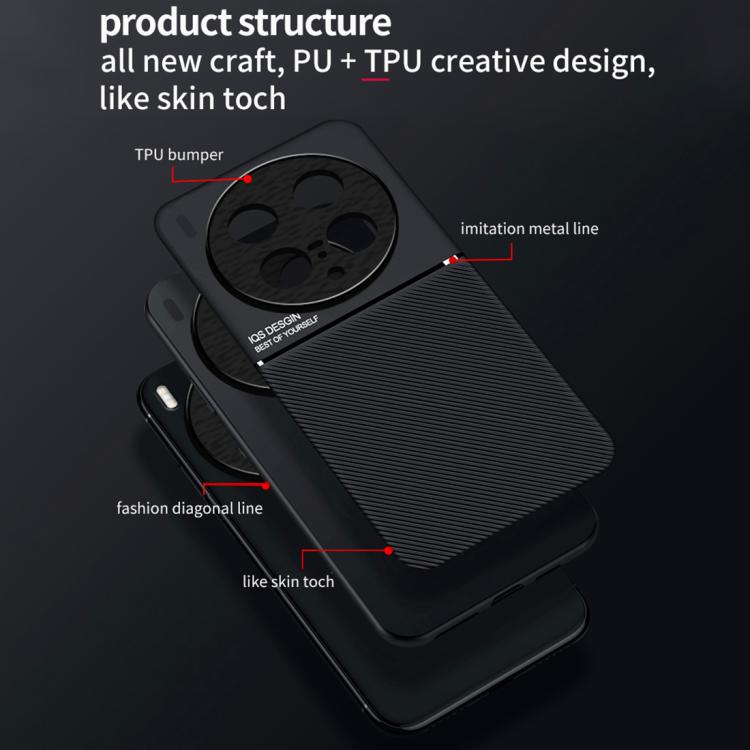 Classic Tilt Strip Grain Magnetic PC Hybrid TPU Phone Case