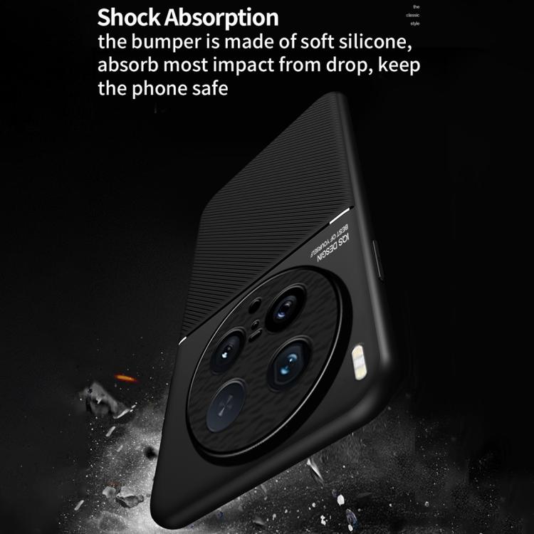 Classic Tilt Strip Grain Magnetic PC Hybrid TPU Phone Case